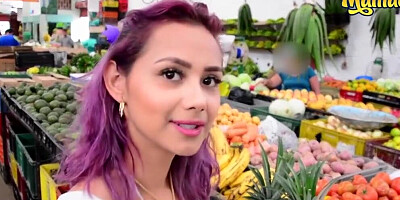CARNEDELMERCADO - VERONICA LEAL BUBBLE BUTT LATINA COLOMBIANA BANGED HARD FULL SCENE