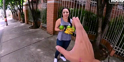 Francis Restrepo shows her bubble butt in this POV casting interview
