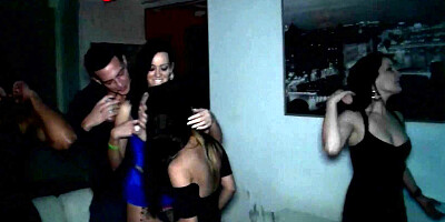 Slutty girls are fucking with strangers at the sex party