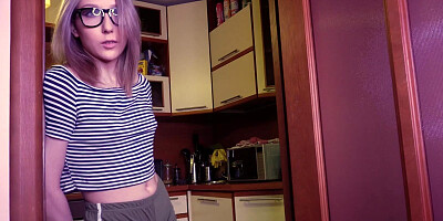 Anal lesson from older step-sister