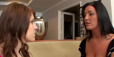 Lonely stepmom pussylicked by teen daughter