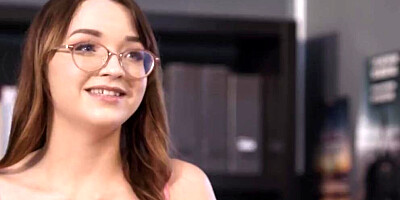 MOMMY'S GIRL - Horny 18yo Student Fingers Her Teacher On Her Desk With Her Slutty Stepmom's Help