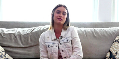 Lovely newcomers suck and ride cocks on the camera