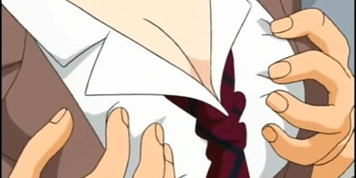 Chains anime sucking monster cock