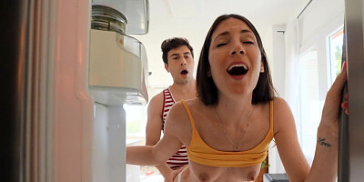 MySweetApple is fucked from behind by a horny stepbrother
