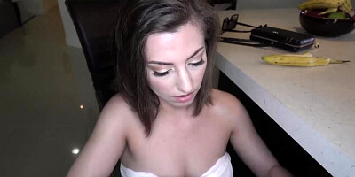 Awkward Teen Spencer Comes Onto Her Best Friend's Step Dad