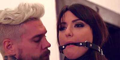 Tattooed stallion is fucking two horny girls in this FFM threesome