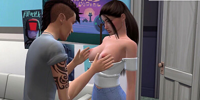 Lustful MILF Gangbanged by Stepson's Bullies - Part 4 - DDSims