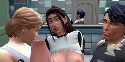 Lustful MILF Gangbanged by Stepson's Bullies - Part 4 - DDSims