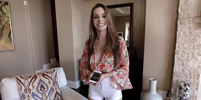 POV sex scene shows MILF Kimmy Granger handling a big cock