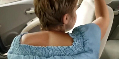 Real family sex: Fucking my hot step sister in public