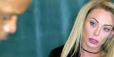 White MILF Isabelle Deltore is shagged by black stud Darrell Deeps