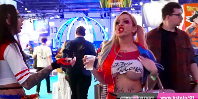 Babestation babes go to UK COMICON 2019