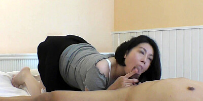 A married woman at a part-time job with a strong sexual desire