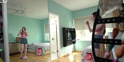 SPYFAM Snooping Step Bro Fucks Step Sister