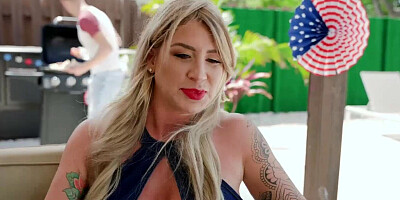 Mommy found a naughty little hussy for her handsome stepson
