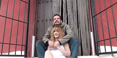 Pepe Porn featuring Lydia's outdoor porn