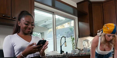 Amari Anne and her kinky GF exploring their lesbo lust