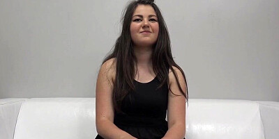 Chubby Czech babe is playing with a horny stranger's hard willy