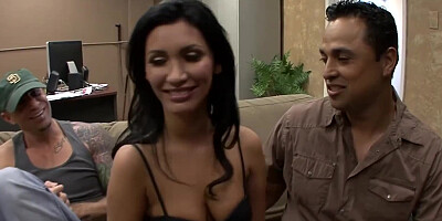 Sexy Wife Adrianna Rossi Rides Another Man's Dick as Cuckold Watches