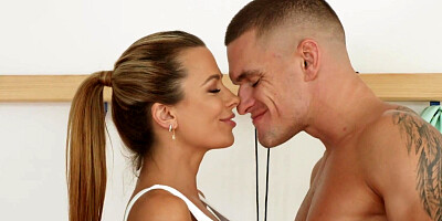 Splendid cougar Shalina Devine is fucked by a coach in the locker room