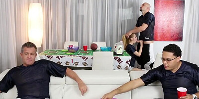 Super bowl sex with gigi flamez