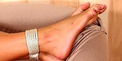 Cali and Natalie are stripped naked, tightly bound and left to struggle