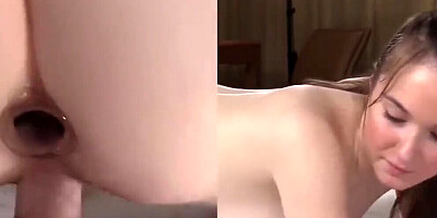 Shy 18yo Stepdaughter Likes Anal Sex with her Stepdad on her first Casting