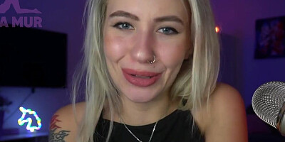 ASMR Your perverted stepsister makes you fuck her