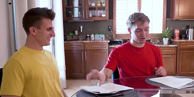 Two friends are swapping their hot stepmoms in this foursome video