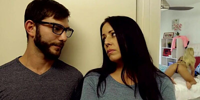 Carmen Caliente rubs her pussy against that cock and rides it