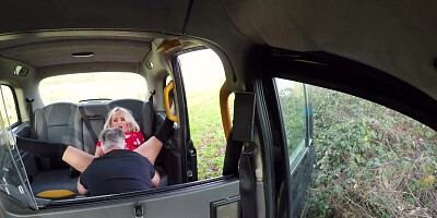 Fake Taxi Festive Taxi Fuck and Facial Finish for Busty Blonde