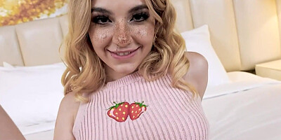 Lovely teen babe Demi is getting fornicated by a next door neighbor