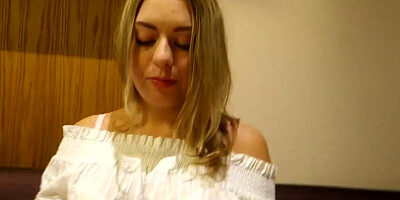 EuroSexDiary Euro Blondie Babe Met Up For Food & Hotel Sex