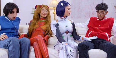 Step-Sisters Are Desperate To Go To CUMICON, An Event Where They Can Cosplay As Favorite Characters