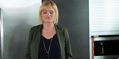 Family Strokes - Blonde Teen Loves Riding Her Stepdads Cock