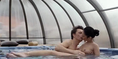 OLD4K. Brilliant model with perky tits has sex with mature man