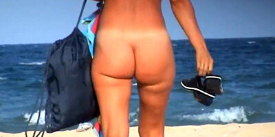 Mature Blonde Nudist MILF Beach Voyeur SpyCam Hd Vid