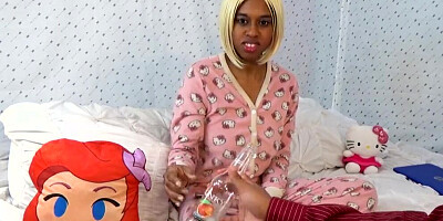 Step Dad Sneaking into my Room to Teach me Sex, Step Daughter Mom is gone