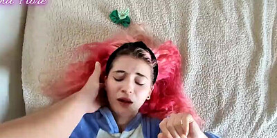 I make my Stepsister Suck my Cock and then I Fuck her Ass