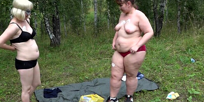 Mature lesbian games in the forest