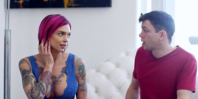 Breathtaking MILF Anna Bell Peaks is fucked by son's lucky friend