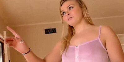 Small Titted Melissa may having Fun with Black Dudes in Front of her Father