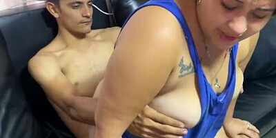 My stepsister looking for a way for me to fuck her big pussy and tight ass