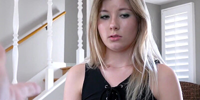Cute girl Vienna Rose is filmed by her stepdad while fucking