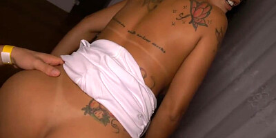 Brunette MILF shows an amazing dick-sucking skills in POV scene