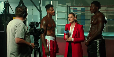 BLACKED Tori Black is Oiled up and Dominated by two BBCs