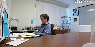 My Step Mom Cory Chase Caught Me Watching Porn At Work & Wanted An Anal creampie!