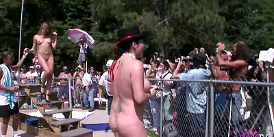 Miss Nude USA Contestant Squirts Water 3 Feet Out Of Her Pussy