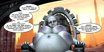 This kinky adult comic has some bizarre hardcore action with aliens